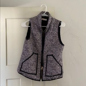 Houndstooth vest